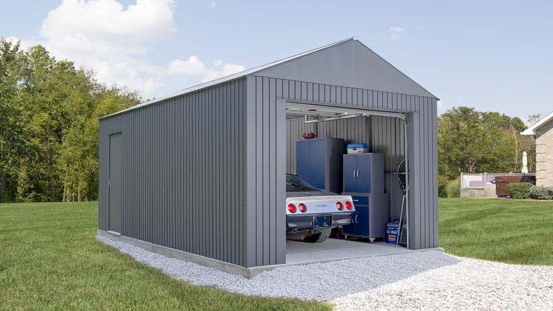 Everest Steel Wind and Snow Rated Garage from SOJAG